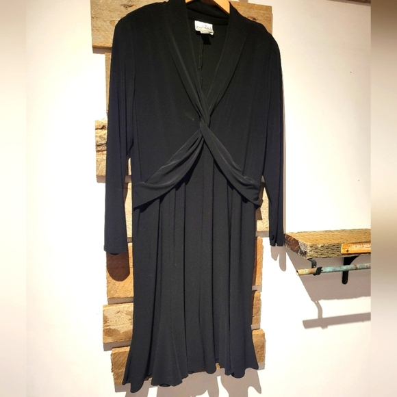 Joseph Ribkoff Black Long Sleeve Dresse - Picture 1 of 4